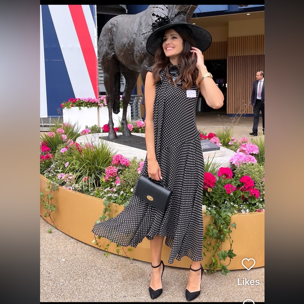 Zara polka dot dress